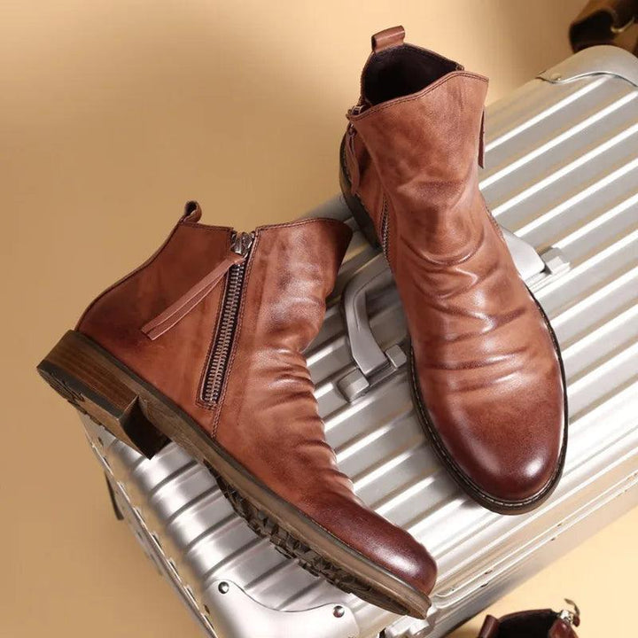 Paulo - Bottes Chelsea en Cuir