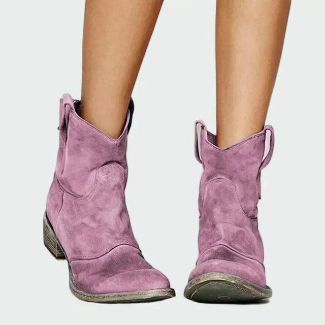 Bottes de cowboy rétro à la cheville
