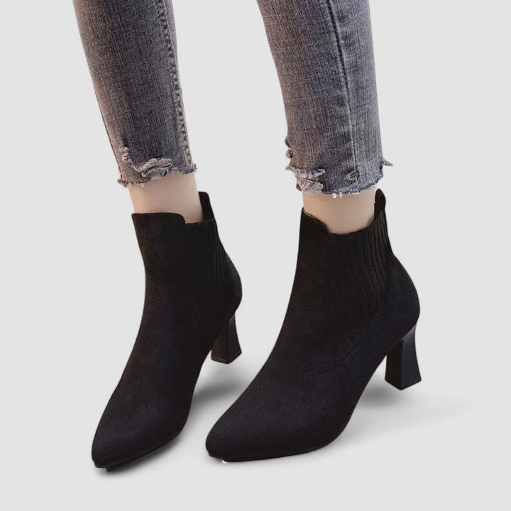 Rita - Bottes à plateforme en daim