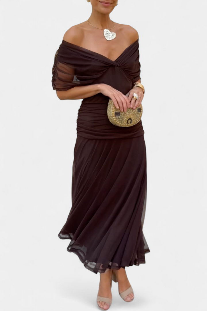 Luana - Robe élégante avec décolleté en V