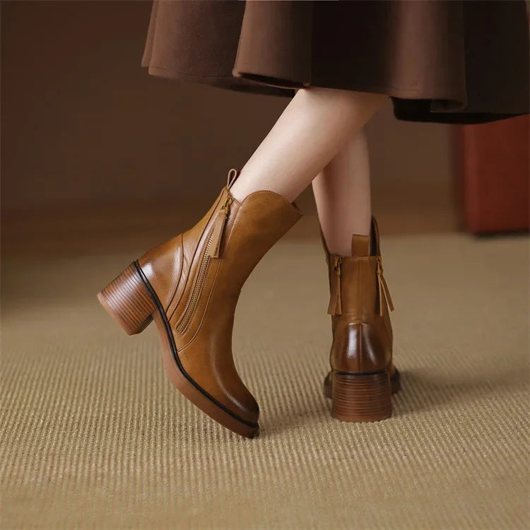 Clara - Bottes en cuir