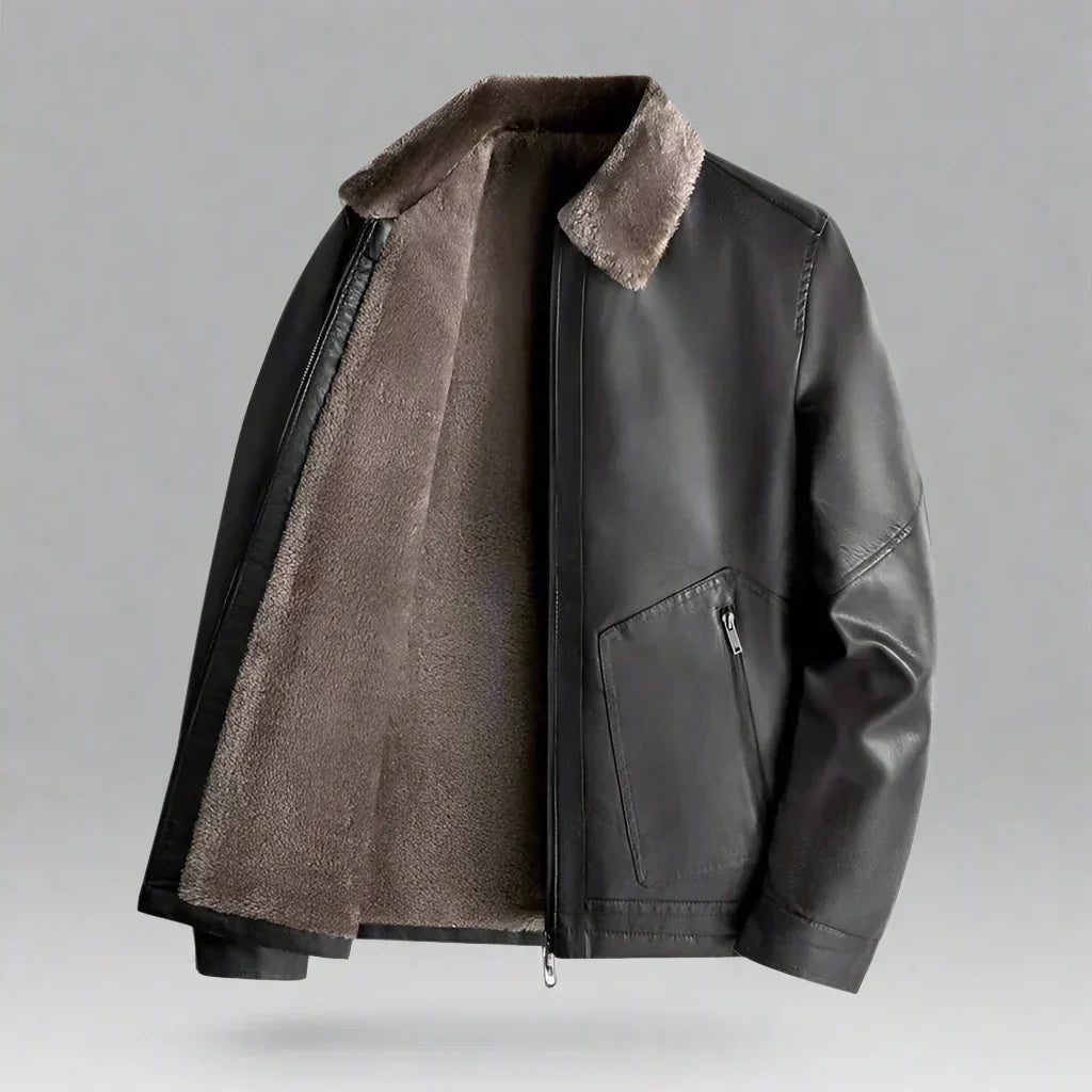 Lourenço - Veste en Cuir Cavalier