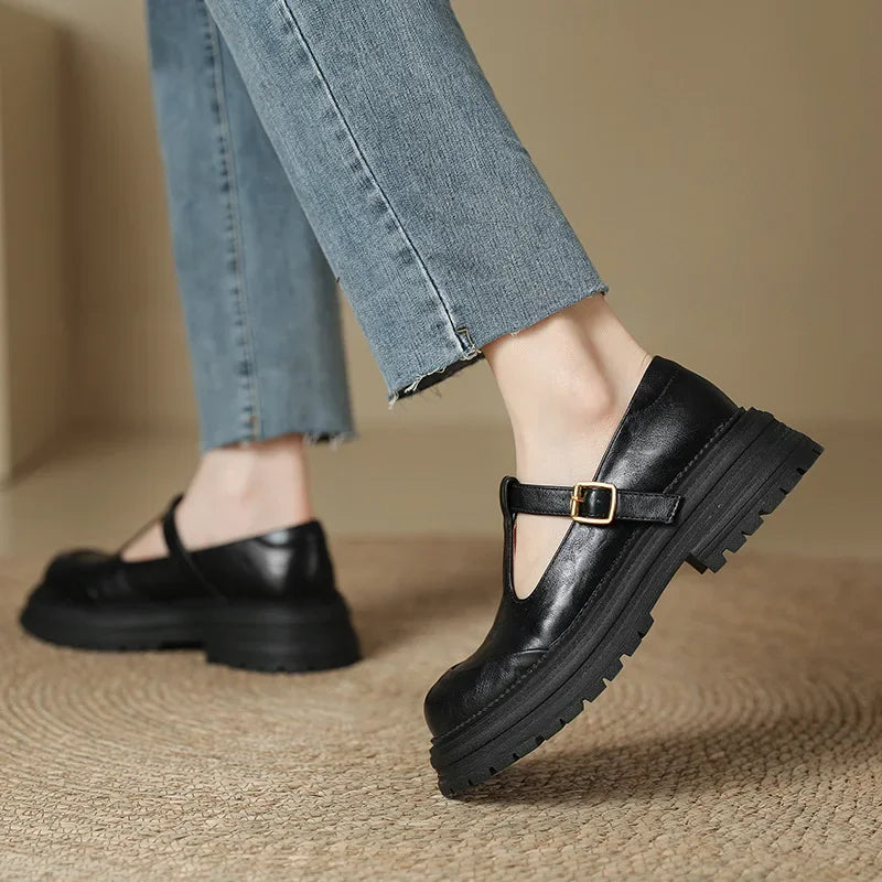 Mary Janes - Chaussures Élégantes en Cuir
