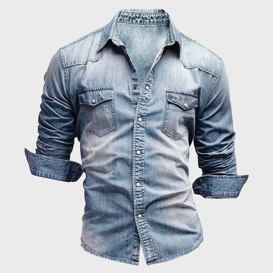 Chemise - Devant avec Boutons Structuré
