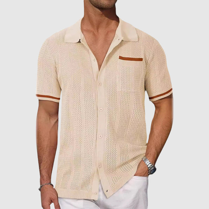 Chemise - Col Camp Contrasté