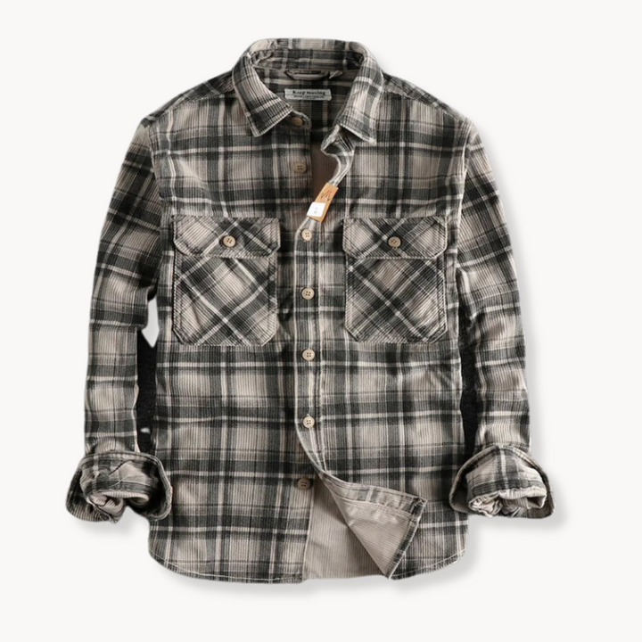 Chemise - Mélange de Velours Côtelé