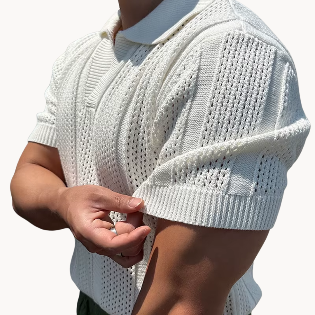 Chemise - Maille avec Col Ouvert