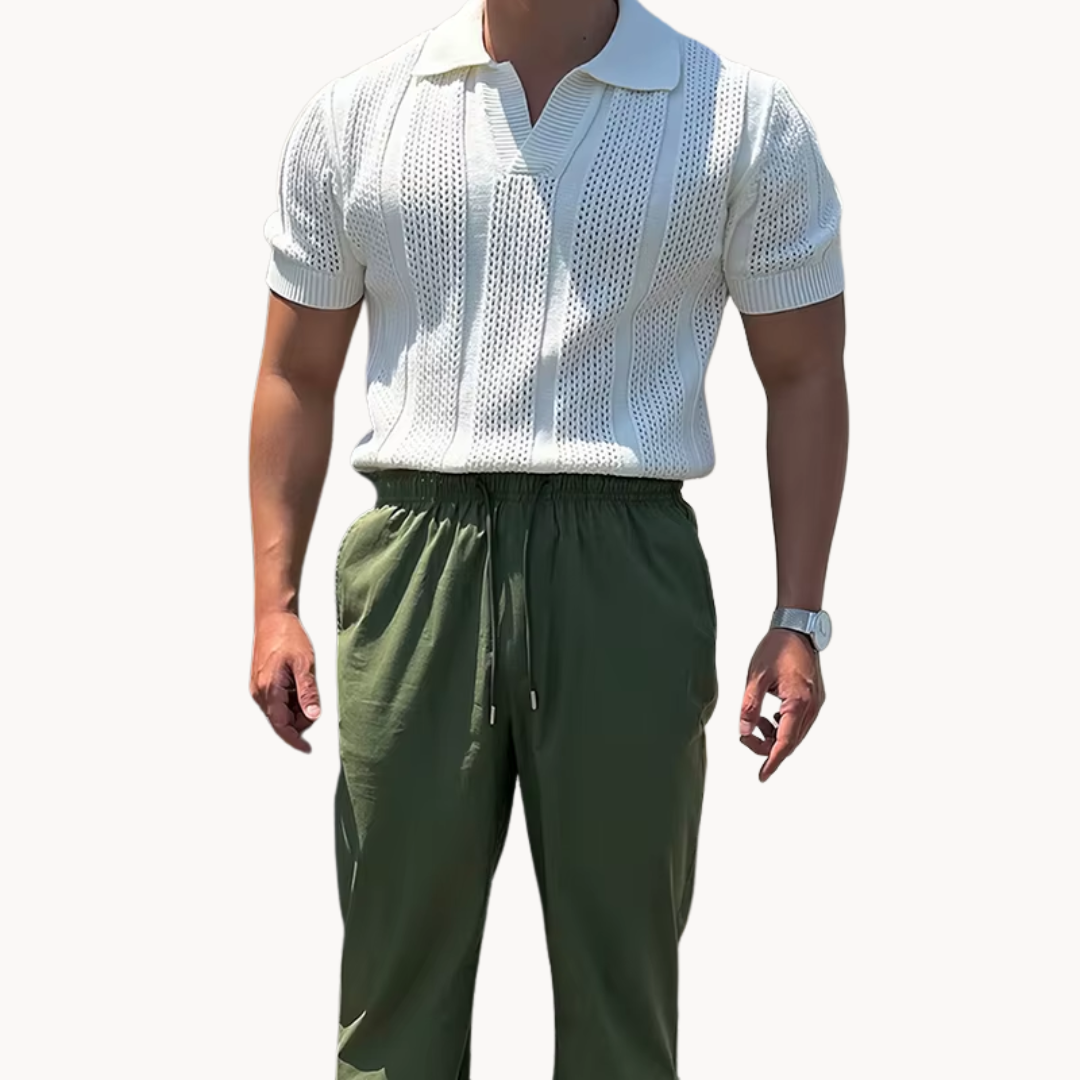 Chemise - Maille avec Col Ouvert