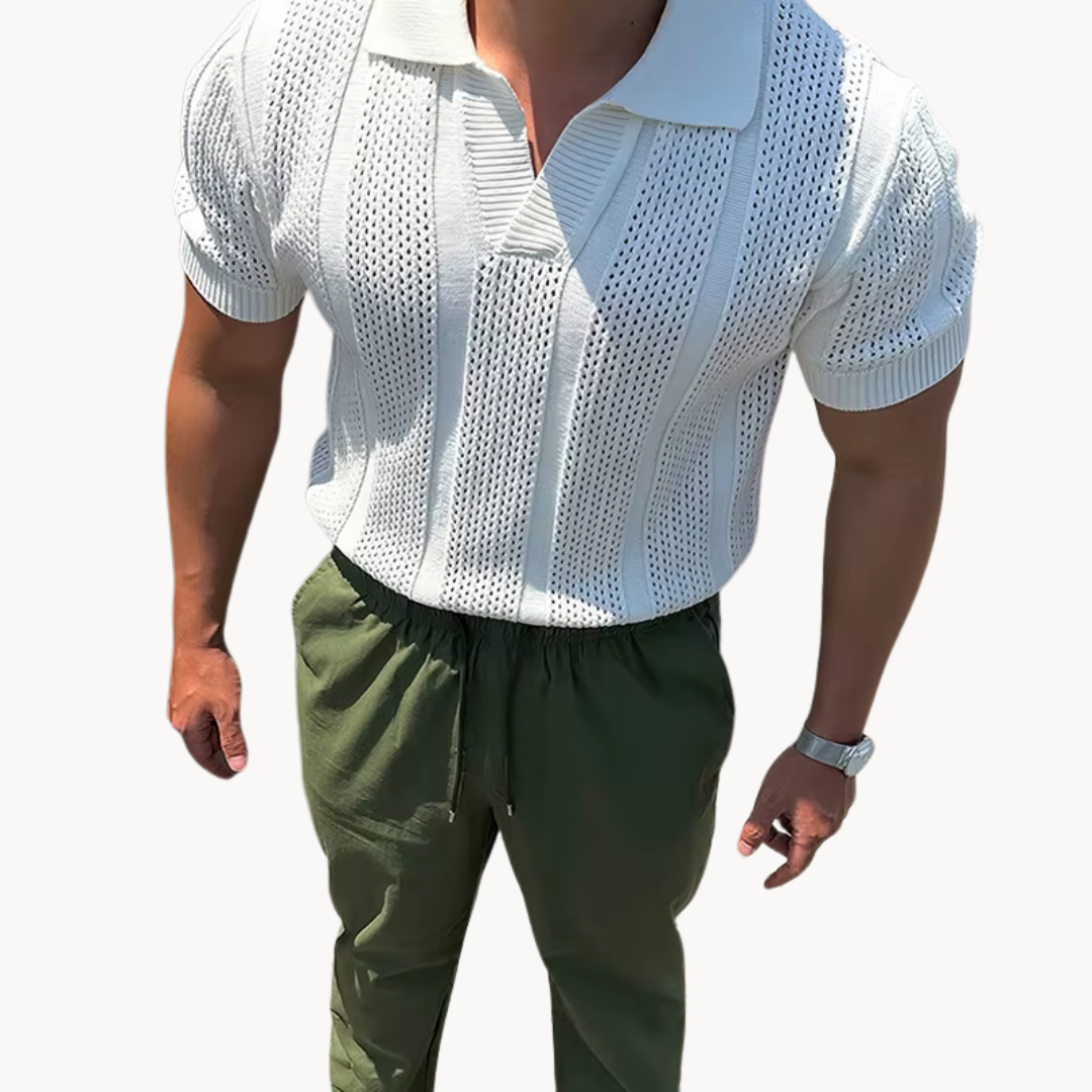 Chemise - Maille avec Col Ouvert