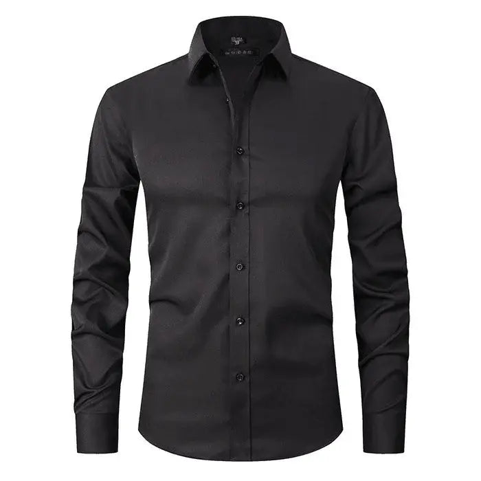 Chemise - Mélange Polyester Sans Pli