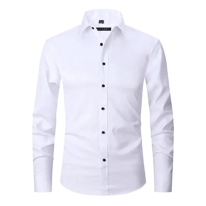 Chemise - Mélange Polyester Sans Pli