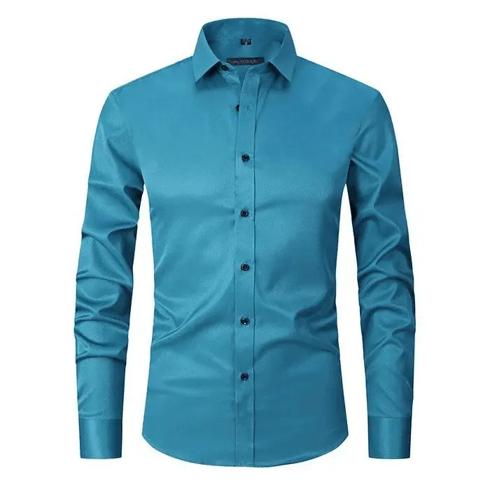 Chemise - Mélange Polyester Sans Pli