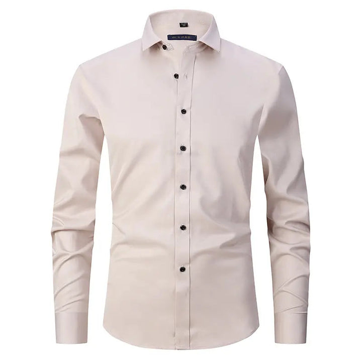 Chemise - Mélange Polyester Sans Pli