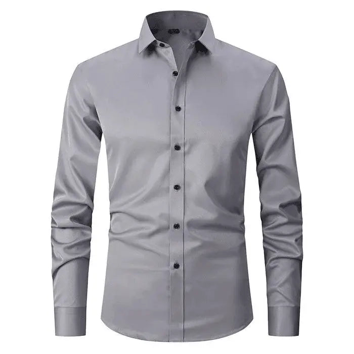 Chemise - Mélange Polyester Sans Pli