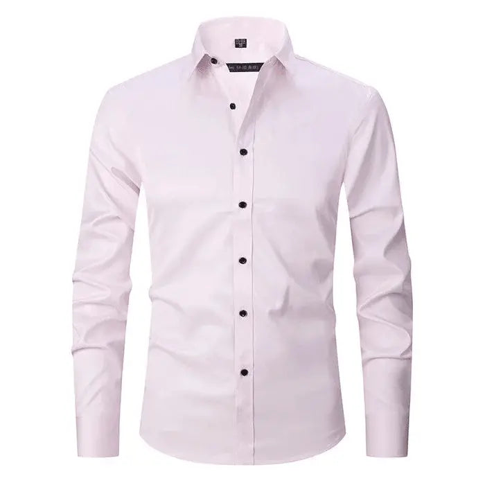Chemise - Mélange Polyester Sans Pli