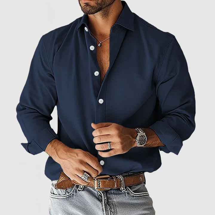 Chemise - Coupe Relaxée Mélange Doux