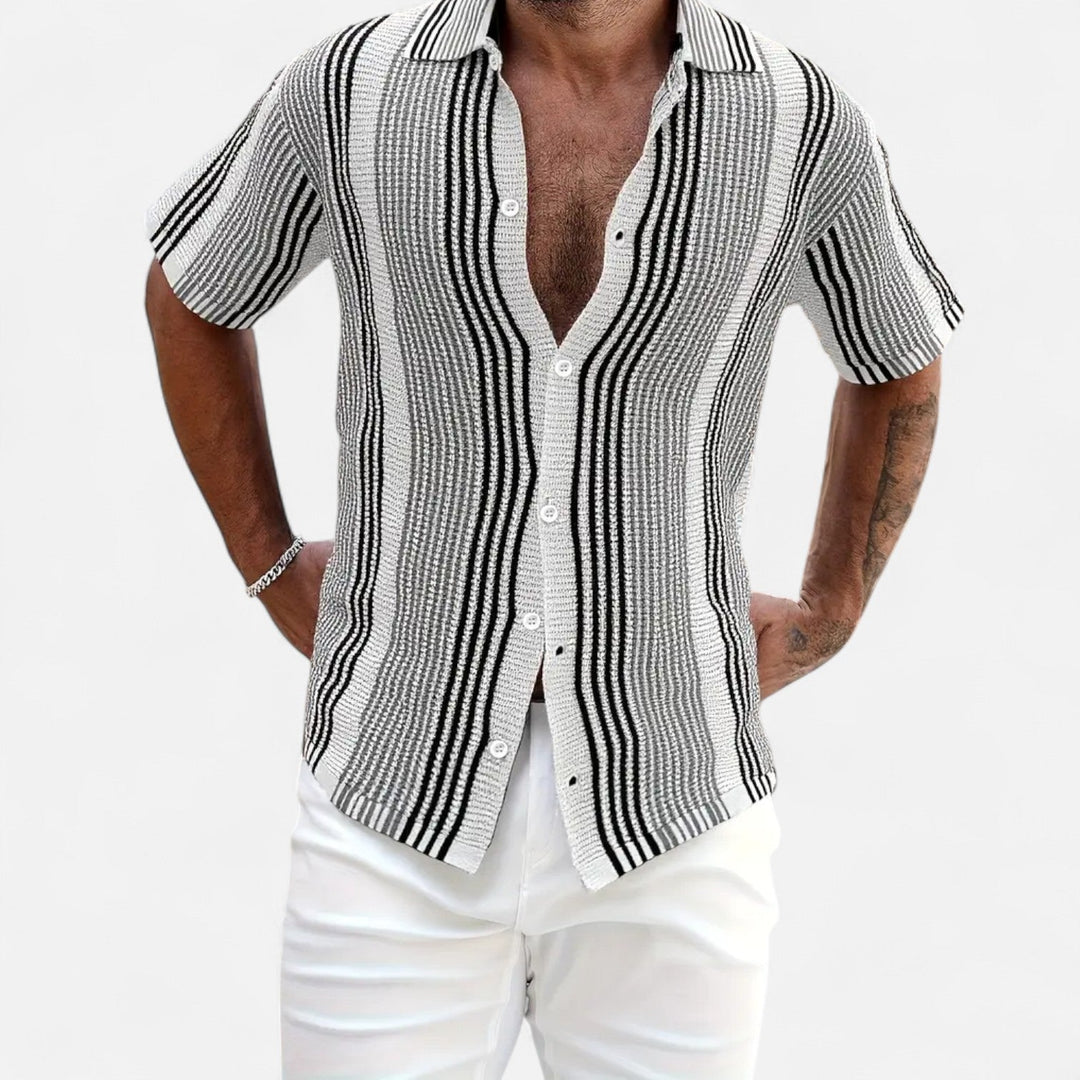 Chemise - Mélange Rayé Léger