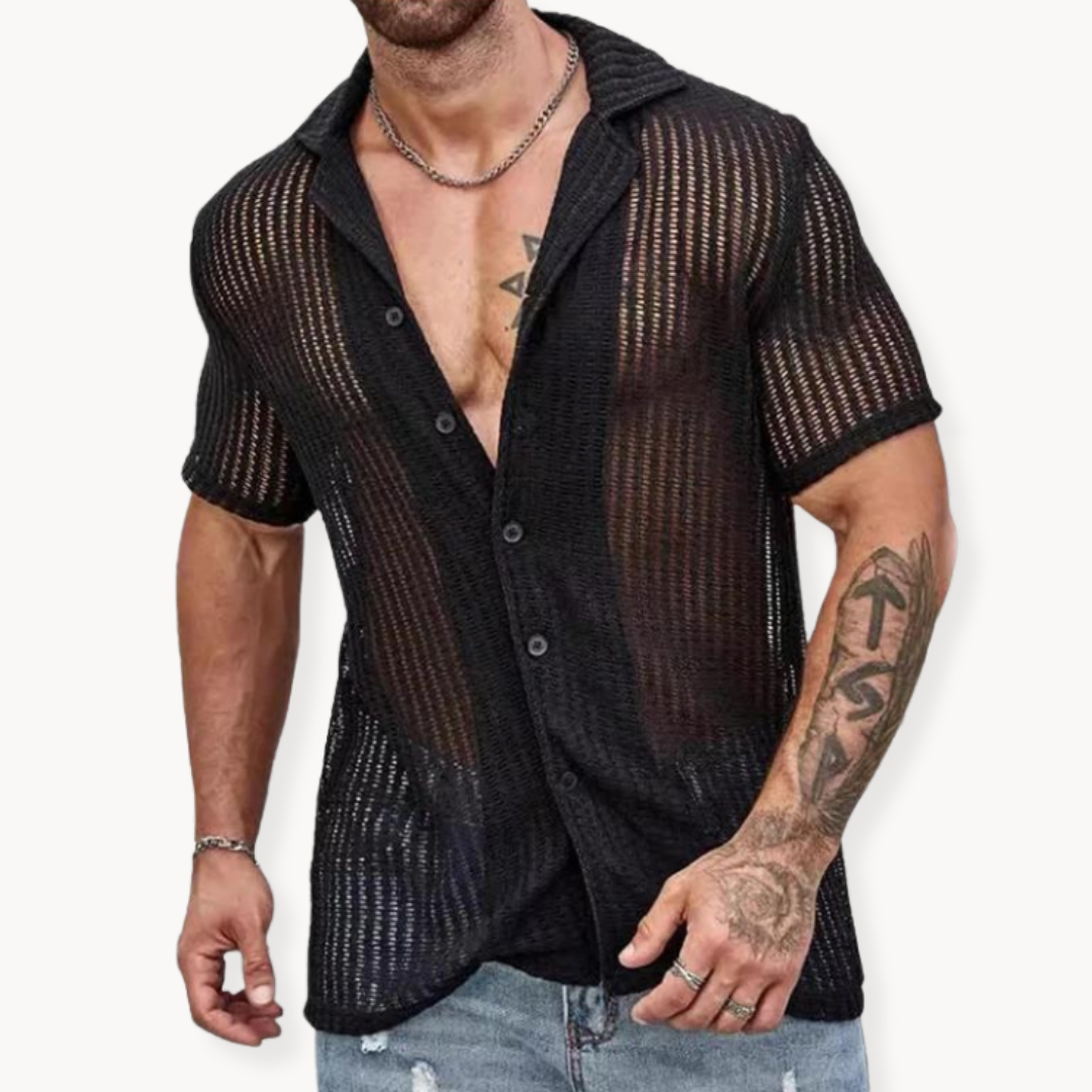 Chemise à Manches Courtes - Maille Aérée