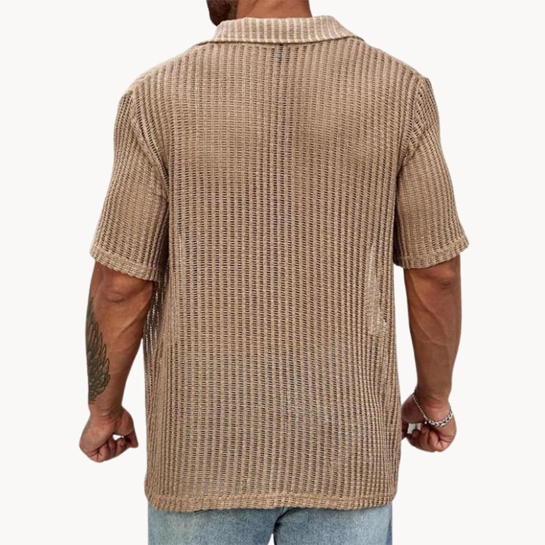 Chemise à Manches Courtes - Maille Aérée