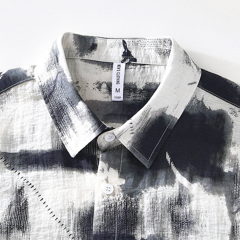 Chemise à Manches Courtes - Imprimé Sur le Devant
