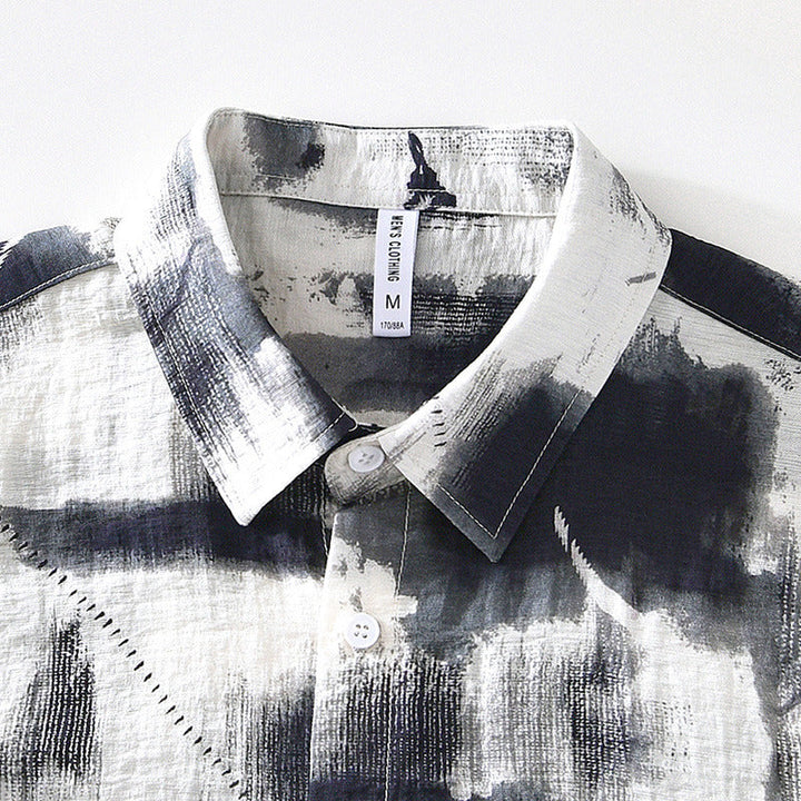 Chemise à Manches Courtes - Imprimé Sur le Devant