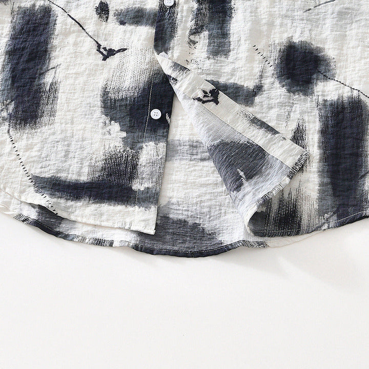 Chemise à Manches Courtes - Imprimé Sur le Devant