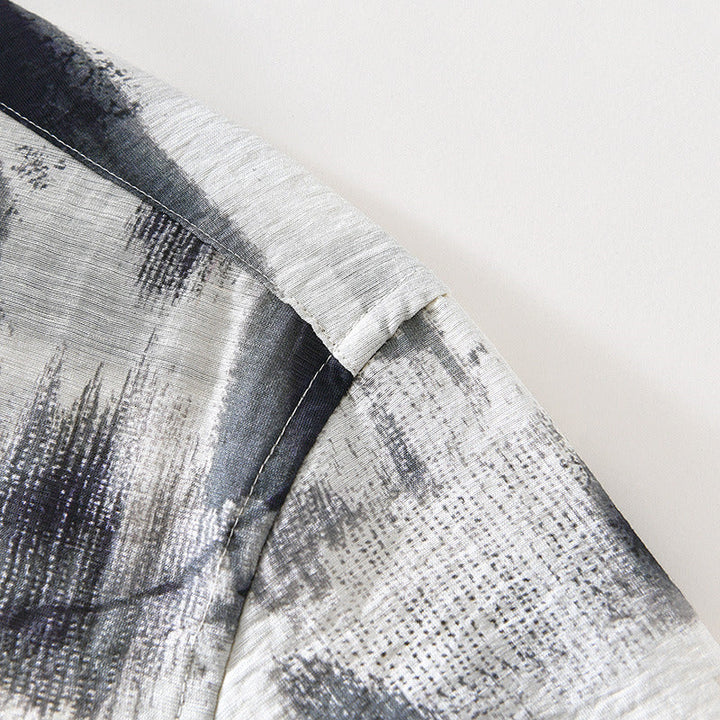 Chemise à Manches Courtes - Imprimé Sur le Devant
