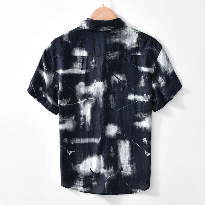 Chemise à Manches Courtes - Imprimé Sur le Devant