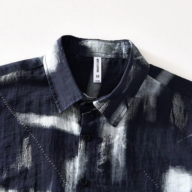 Chemise à Manches Courtes - Imprimé Sur le Devant