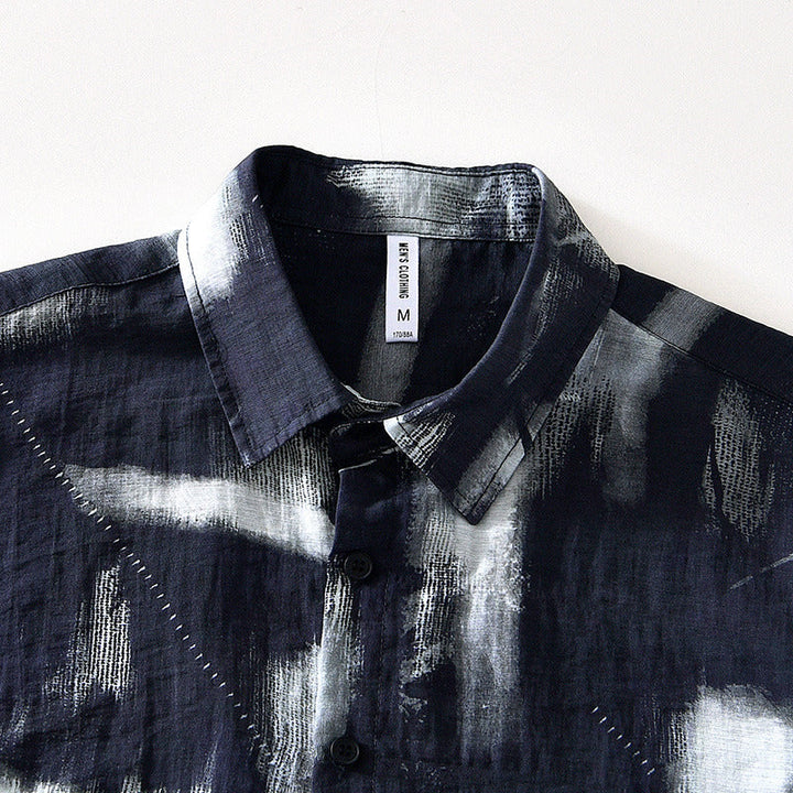 Chemise à Manches Courtes - Imprimé Sur le Devant