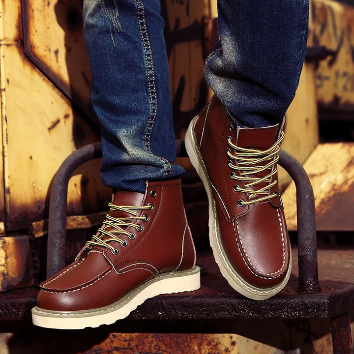 Daniel - Bottes en Cuir Véritable
