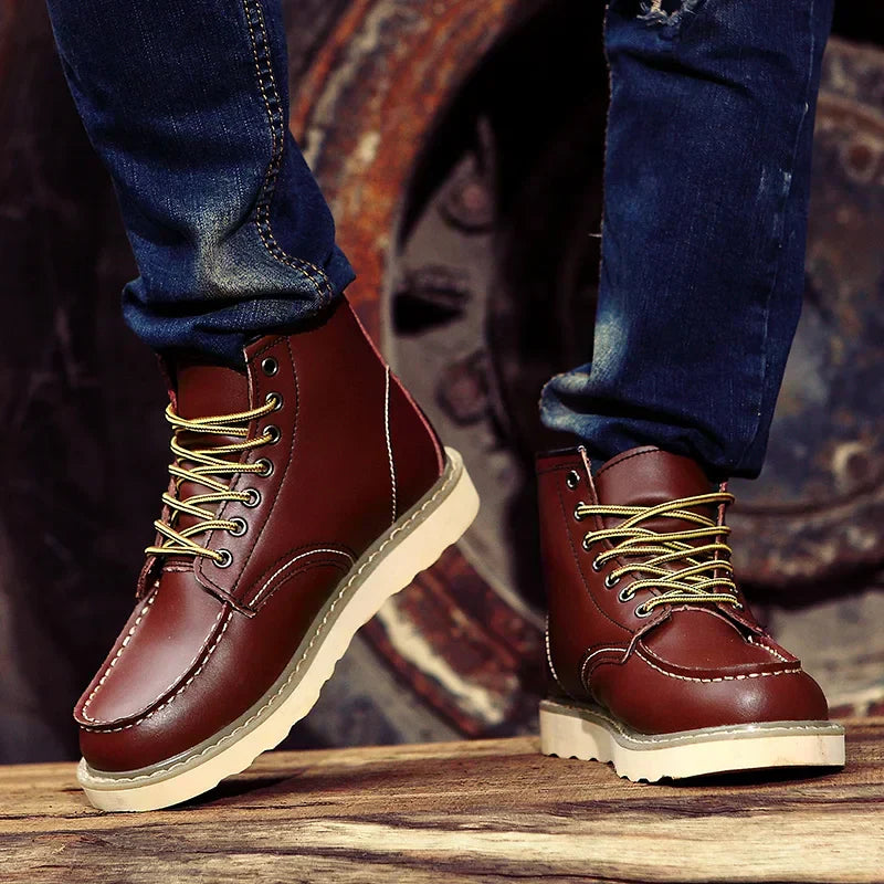 Daniel - Bottes en Cuir Véritable