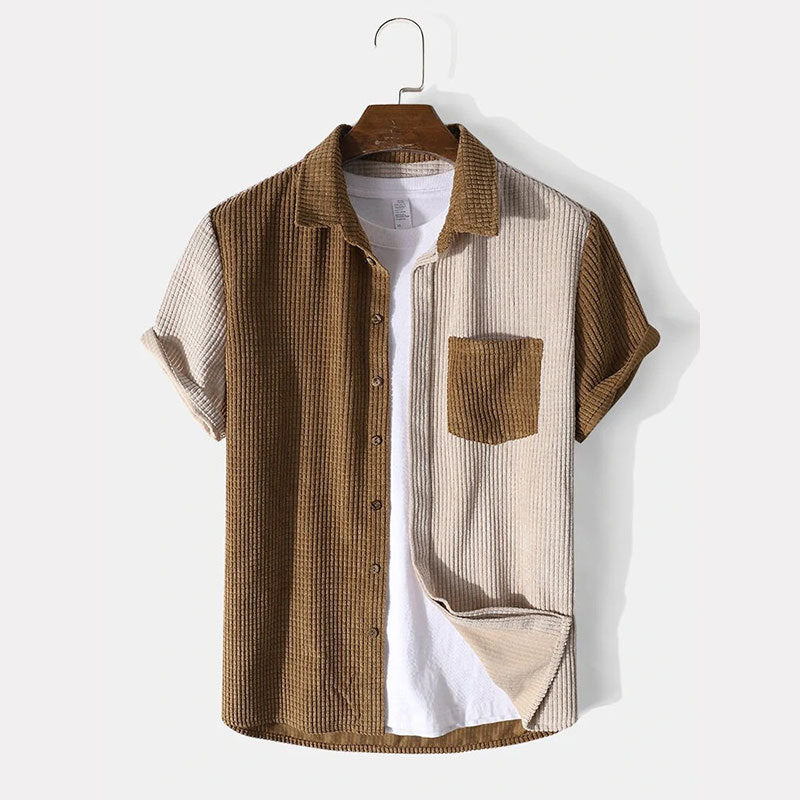 Ensemble de Deux Pièces - Chemise Waffle