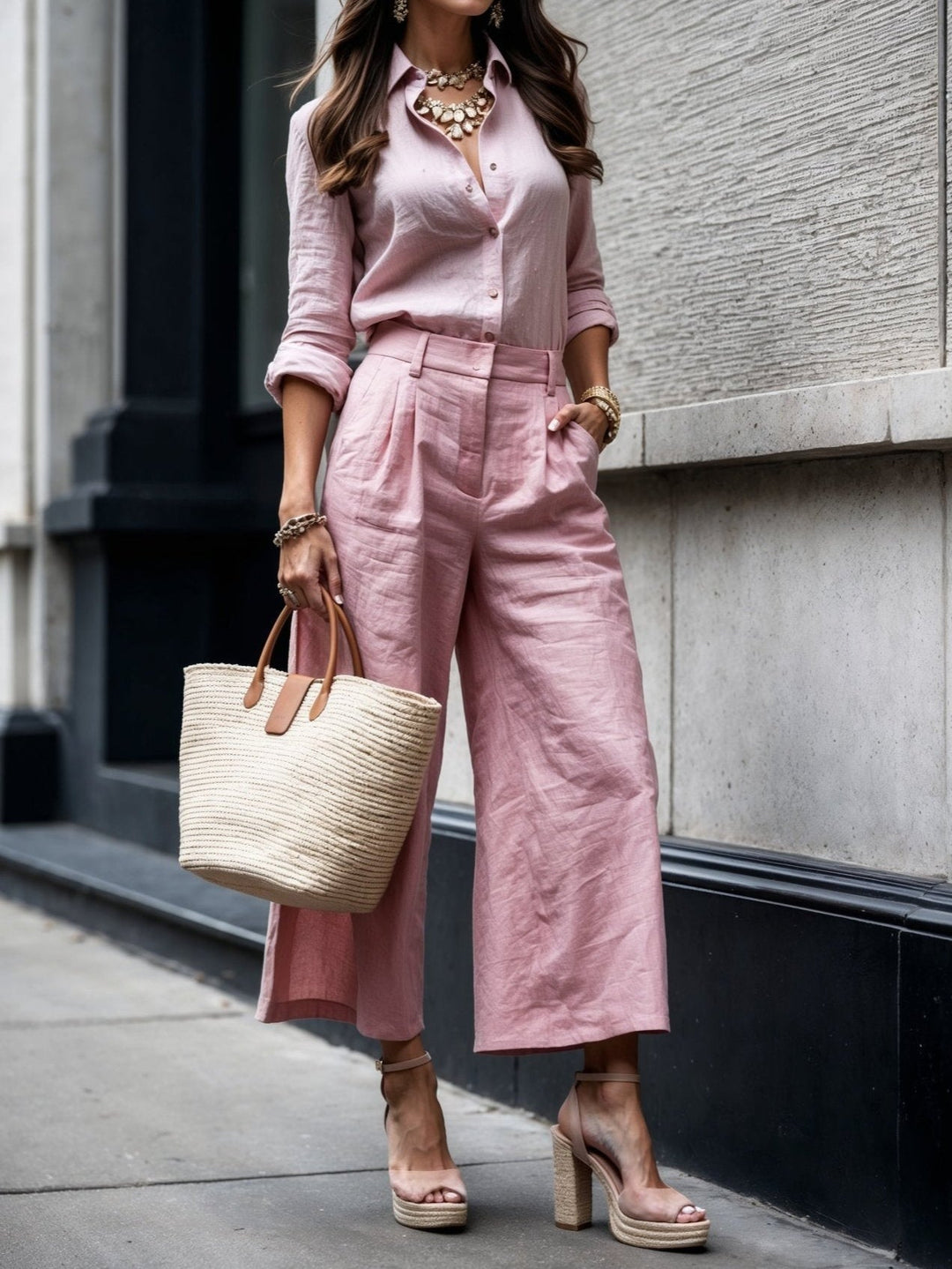 Isadora - Look Casual Chic Rose
