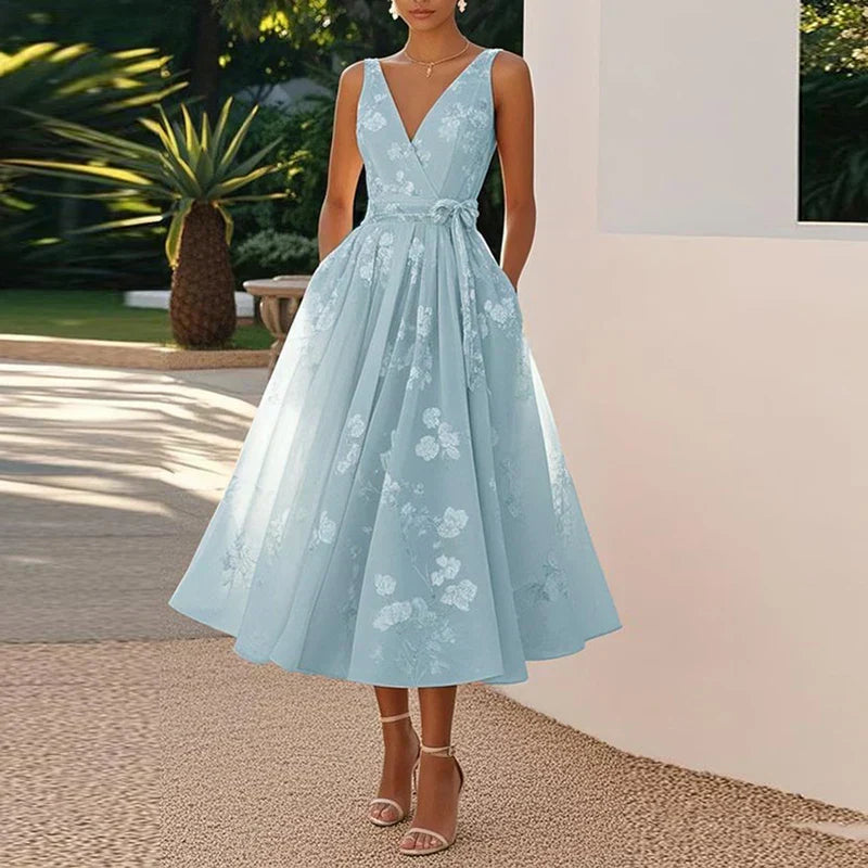 Catarina - Robe Midi Élégante