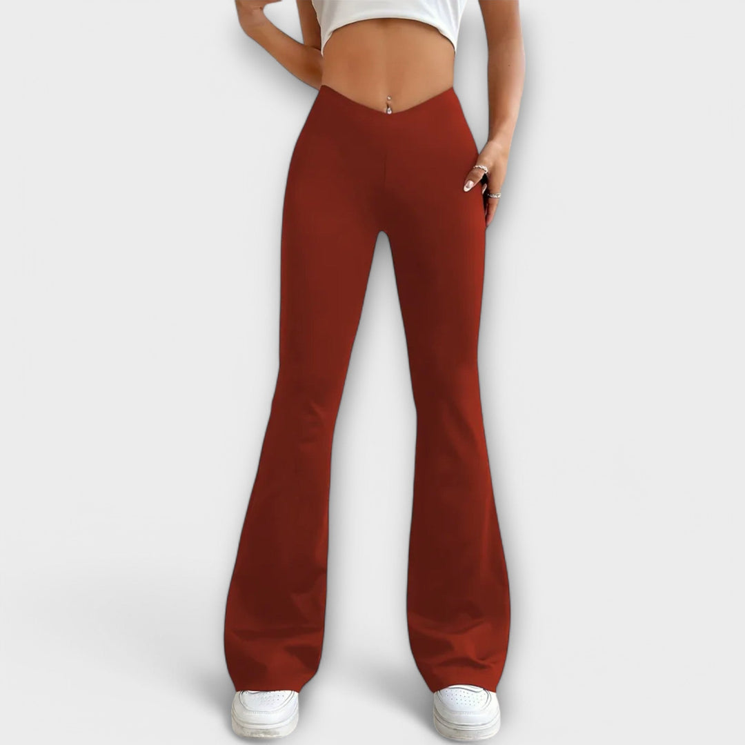 Serena - Pantalons larges à jambe évasée