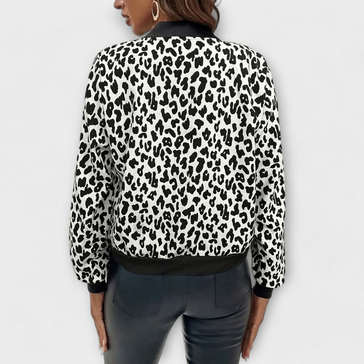 Raquel - Veste Élégante en Imprimé Léopard