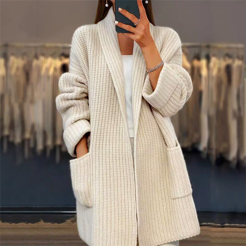 Teresa - Cardigan en Maille avec Poches