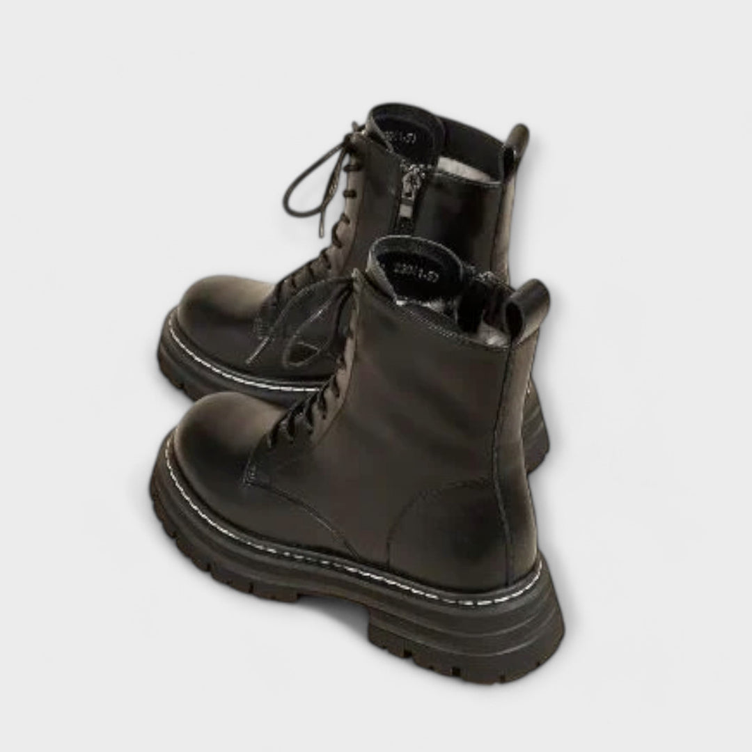 Flávia - Bottes en cuir pour femme