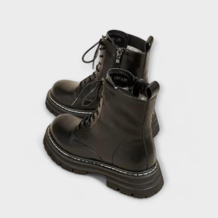 Flávia - Bottes en cuir pour femme