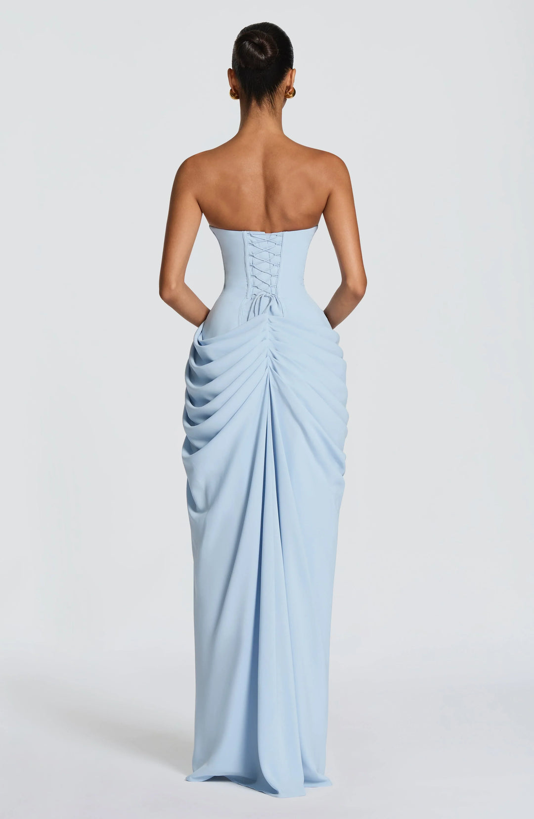 Adriana - Robe Longue Drapée avec Fente