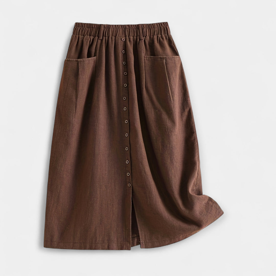 Jupe Midi avec Lavage