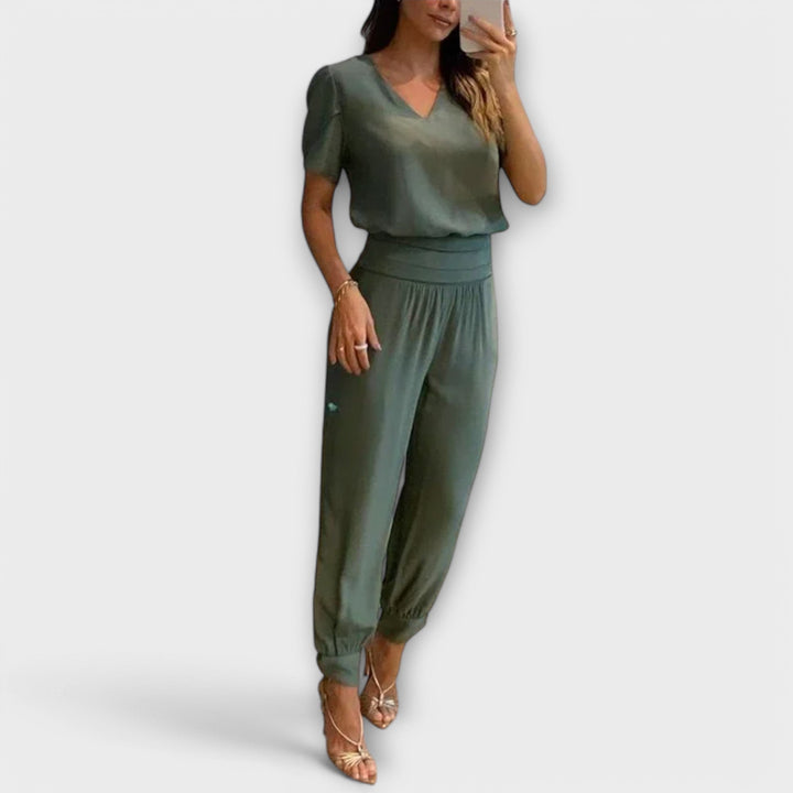 Irmelinda - Ensemble élégant débardeur et pantalon
