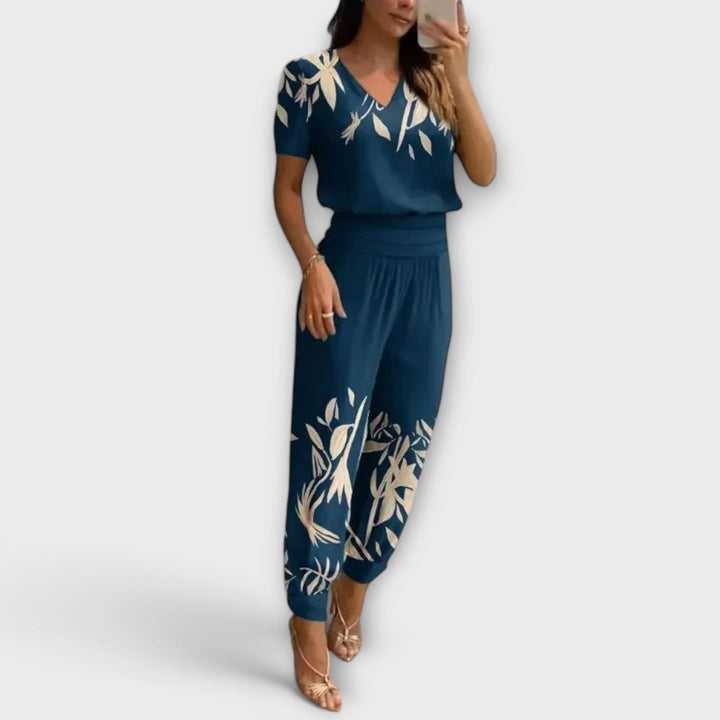Irmelinda - Ensemble élégant débardeur et pantalon