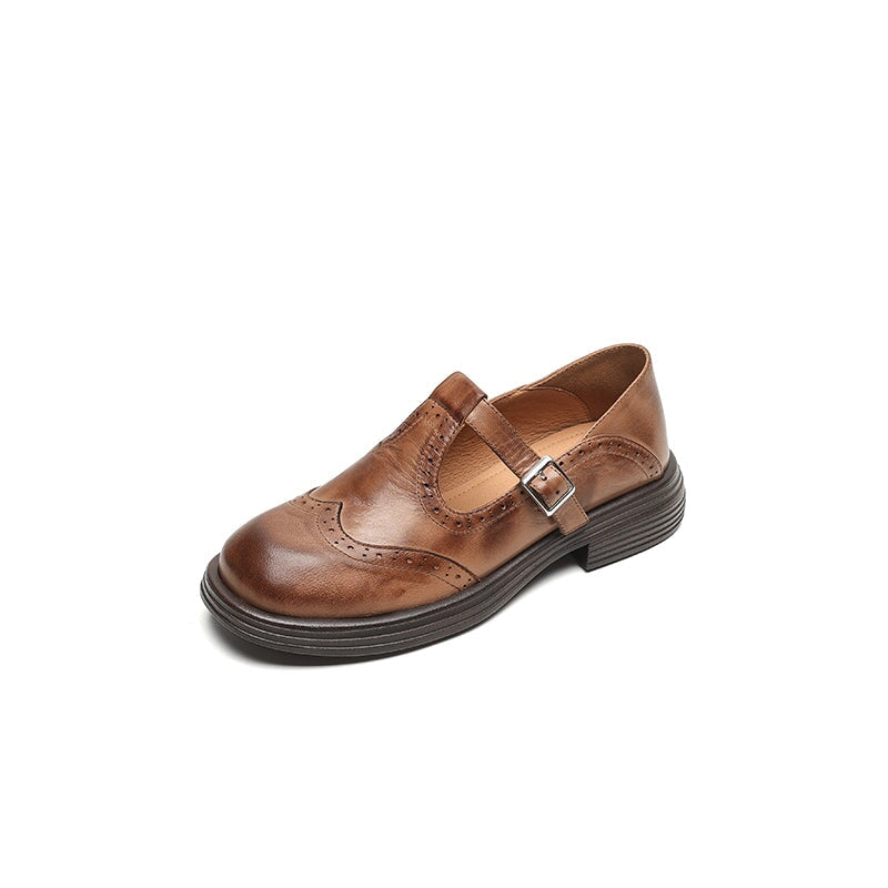 Vela - Chaussures Mary Janes Premium en Cuir