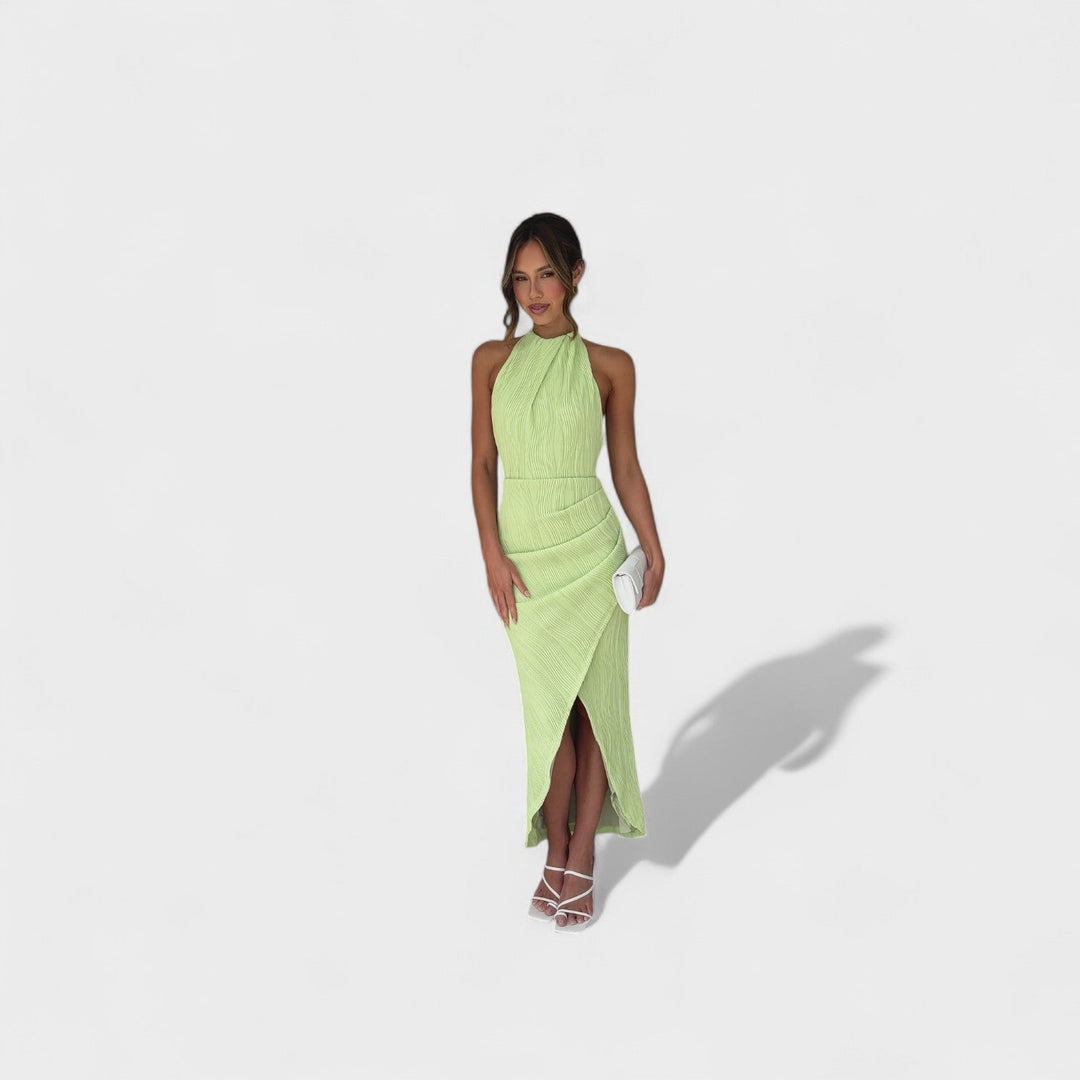 Camila - Robe longue avec plis