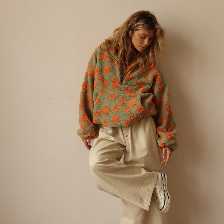 Daisy - Pull Polaire Floral