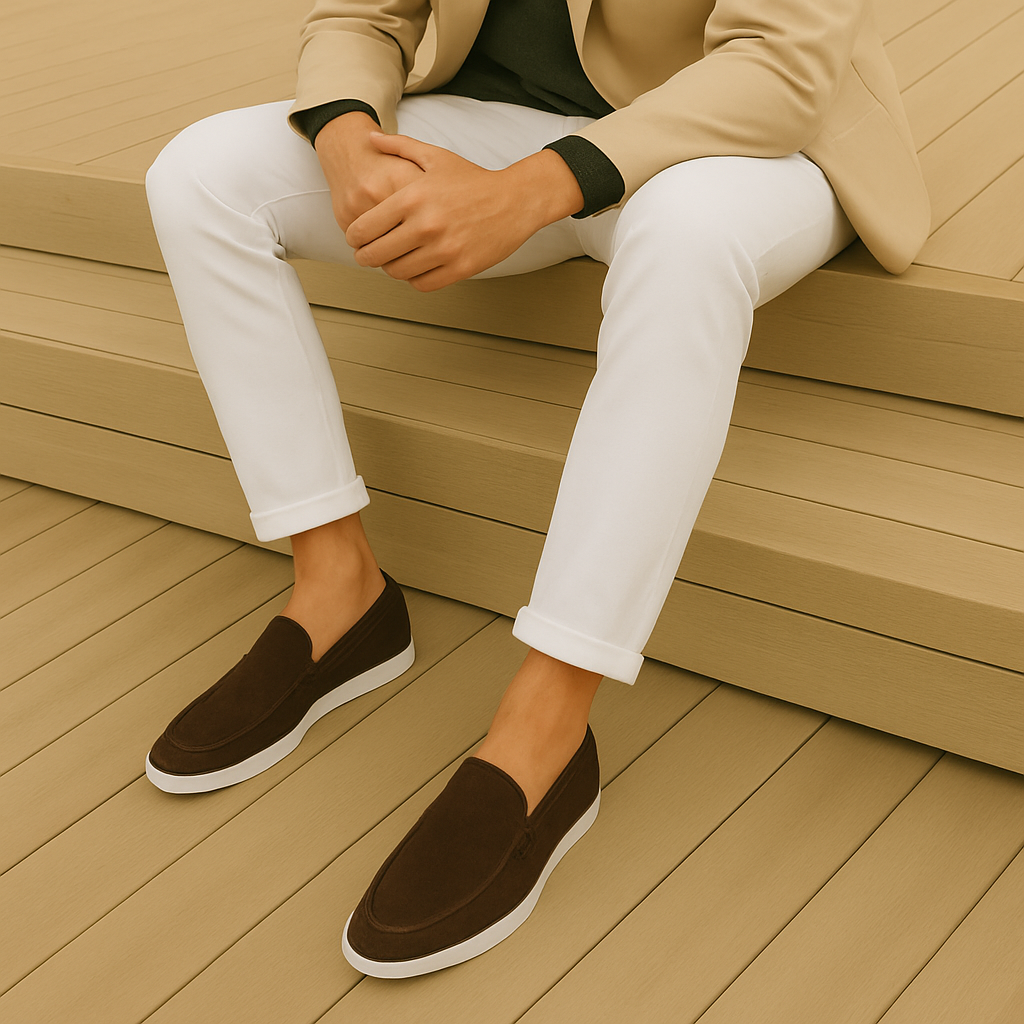 Gustavo - Mocassins en daim