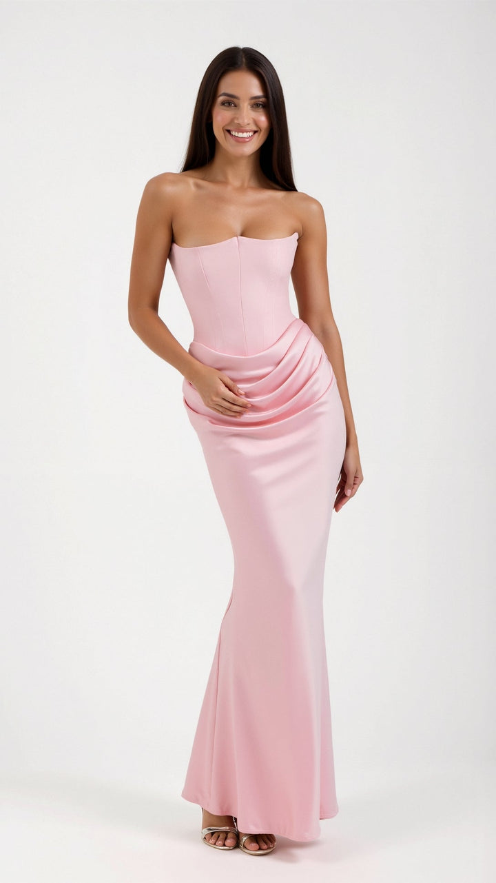 Esmeralda - Robe longue avec corsage