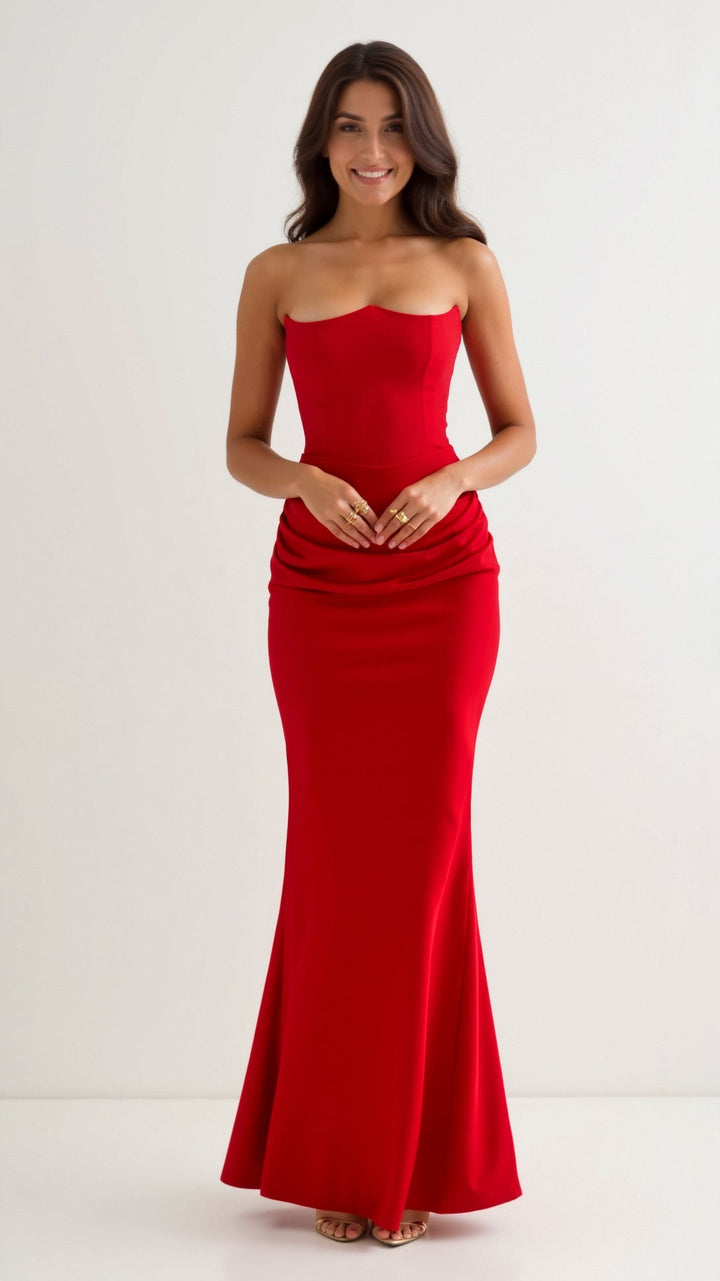Esmeralda - Robe longue avec corsage